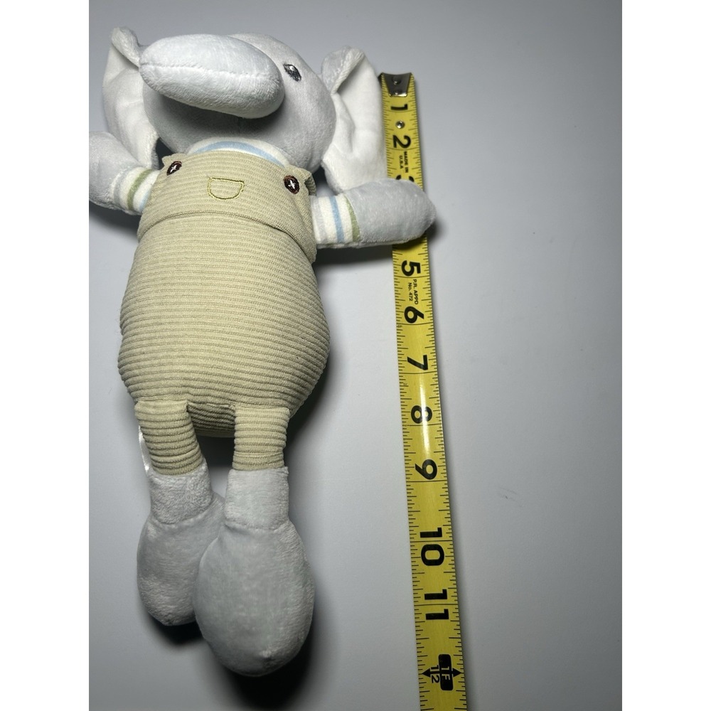 Chickpea 11" Elephant Striped Stuffed Animal Plush - Picture 7 of 8